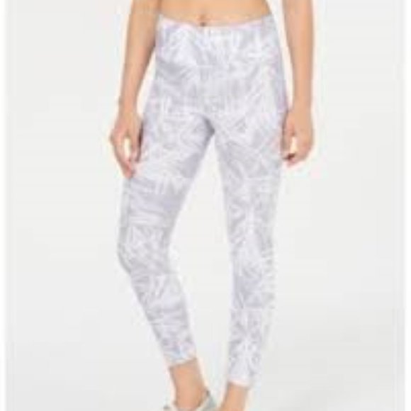 Calvin Klein Pants - Calvin Klein Bamboo-Print High-Rise Leggings - M